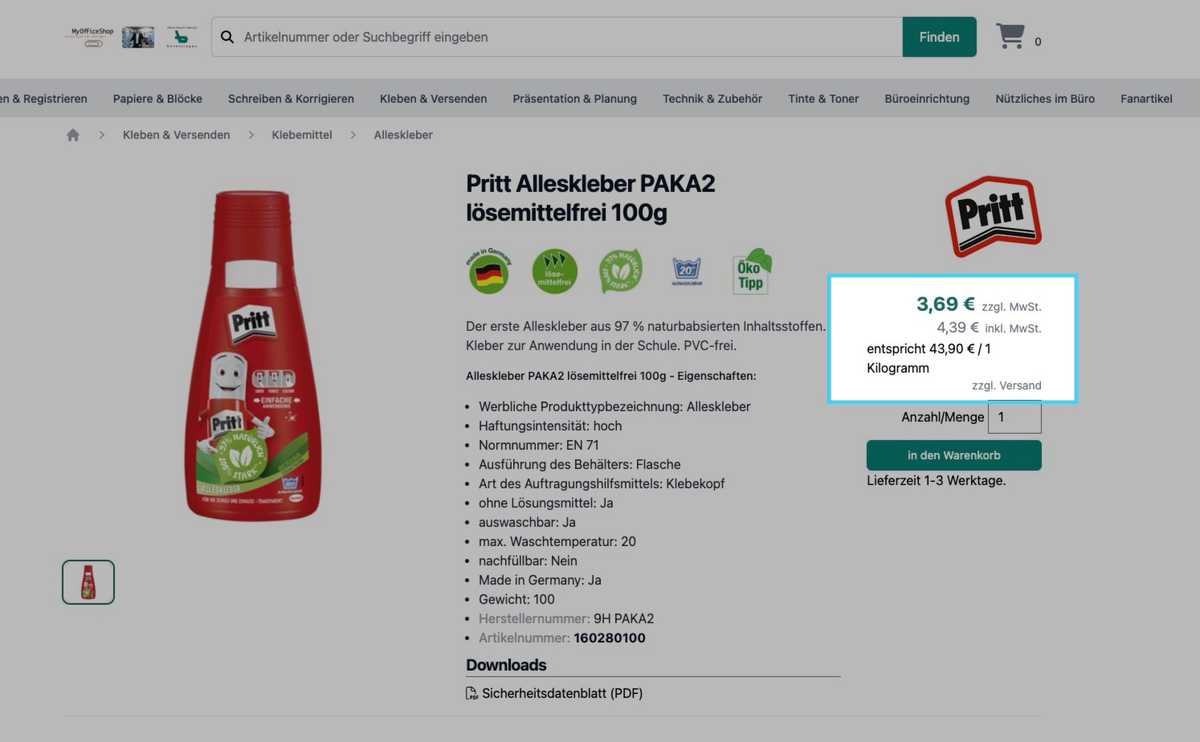 grundpreis